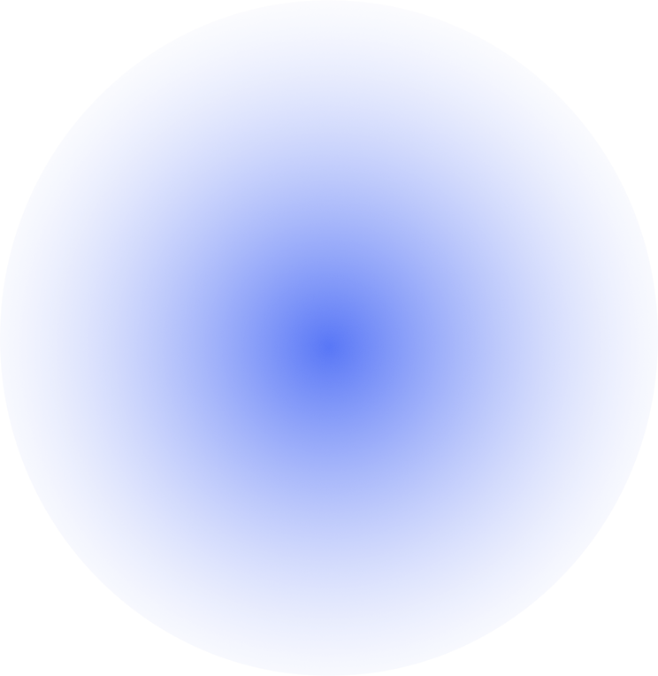 blue gradient blur circle