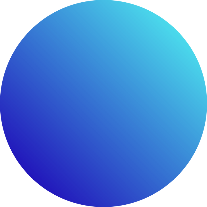 Blue Gradient Circle