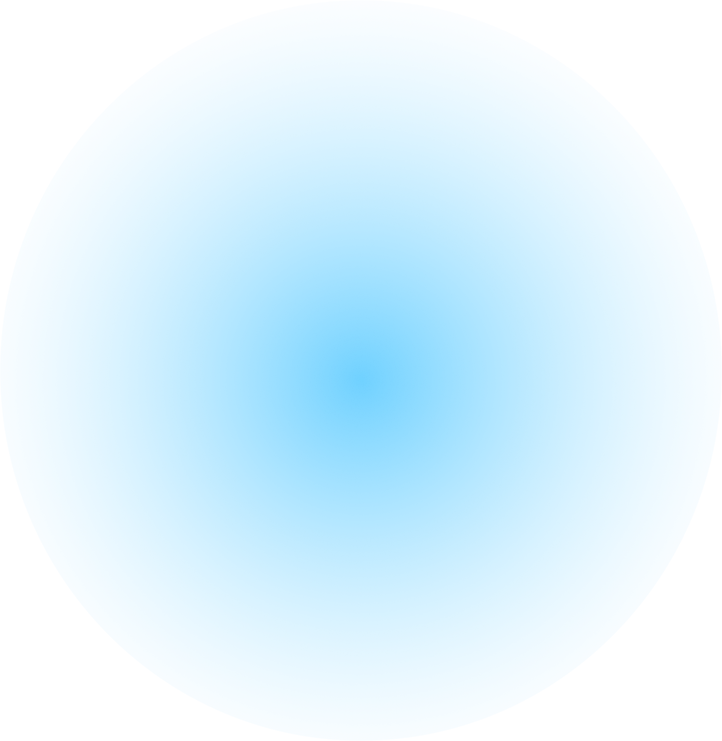 blurred blue gradient circle
