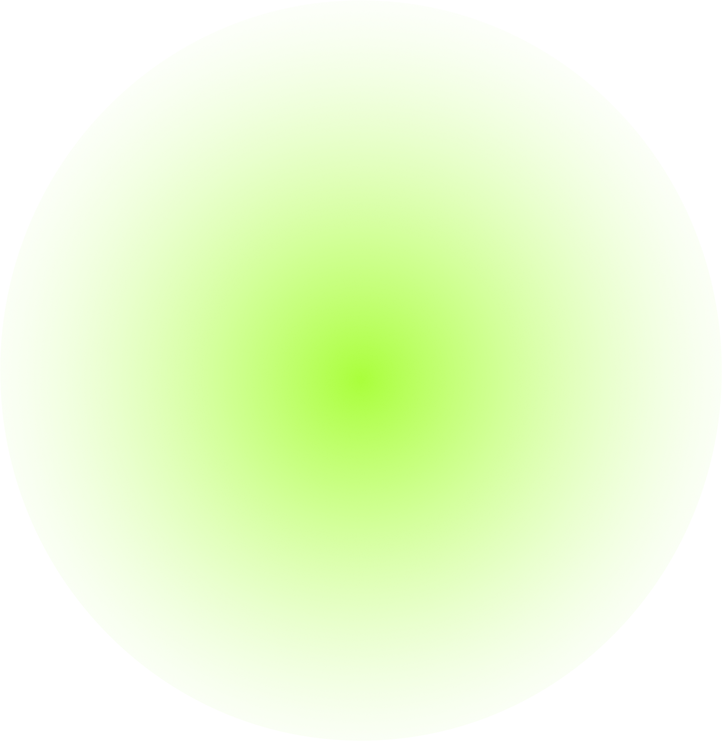 blurred green gradient circle